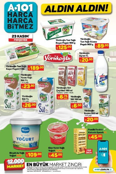 SATIŞTA A101 23 Kasım 2023 aktüel kataloğu || A101de bu hafta Vergisiz Cep Telefonu Modelleri, L Koltuk, Masa Takımı, Piyano, Gitar A101 online ve mağazalarda... SATIŞTA A101 23 Kasım 2023 aktüel kataloğu || A101de bu hafta Vergisiz Cep Telefonu Modelleri, L Koltuk, Masa Takımı, Piyano, Gitar A101 online ve mağazalarda...