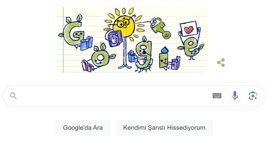 ÖĞRETMENLER GÜNÜ DOODLE OLDU