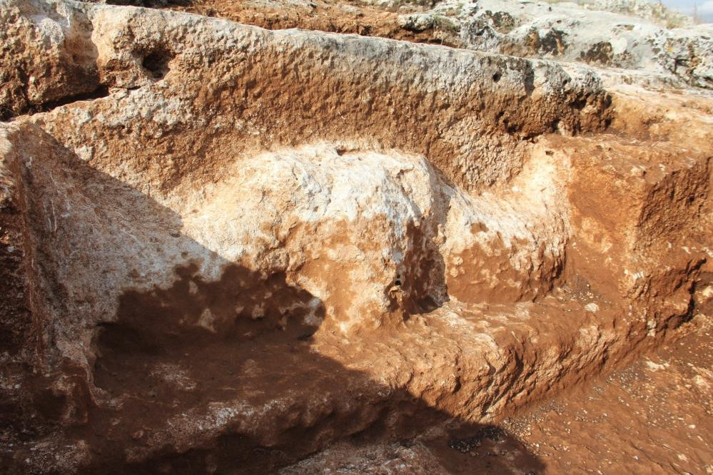 3 adet Khamosorion tipi mezar, ortada ise bir adet 1800 yıllık boğa başı ve boynuz kabartması... Dikkat çeken keşif 3 adet Khamosorion tipi mezar, ortada ise bir adet 1800 yıllık boğa başı ve boynuz kabartması... Dikkat çeken keşif