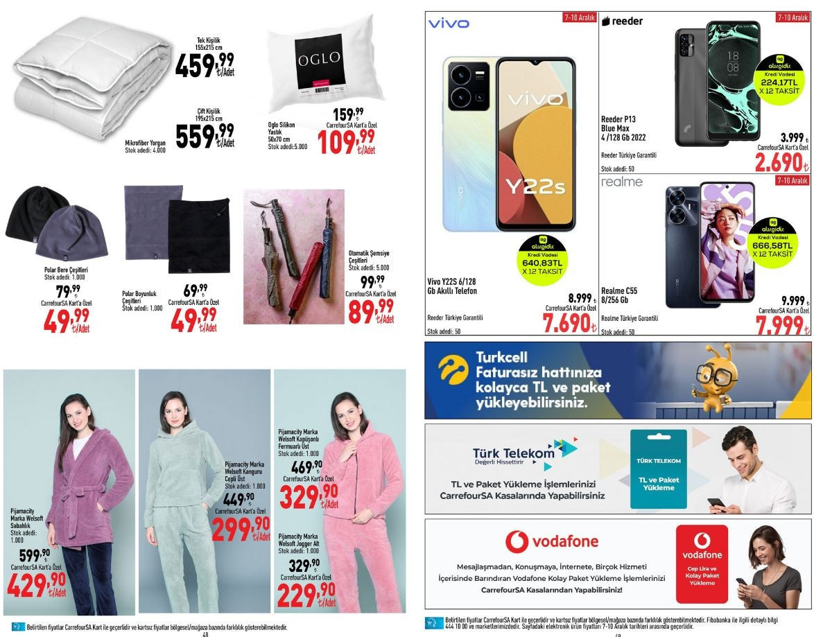 CarrefourSA 7-13 Aralık indirimli ürünler listesi kataloğu 2023: Isıtıcı çeşitleri, televizyon, tablet, araç zinciri, düdüklü tencere, valiz çeşitleri satışa çıkıyor