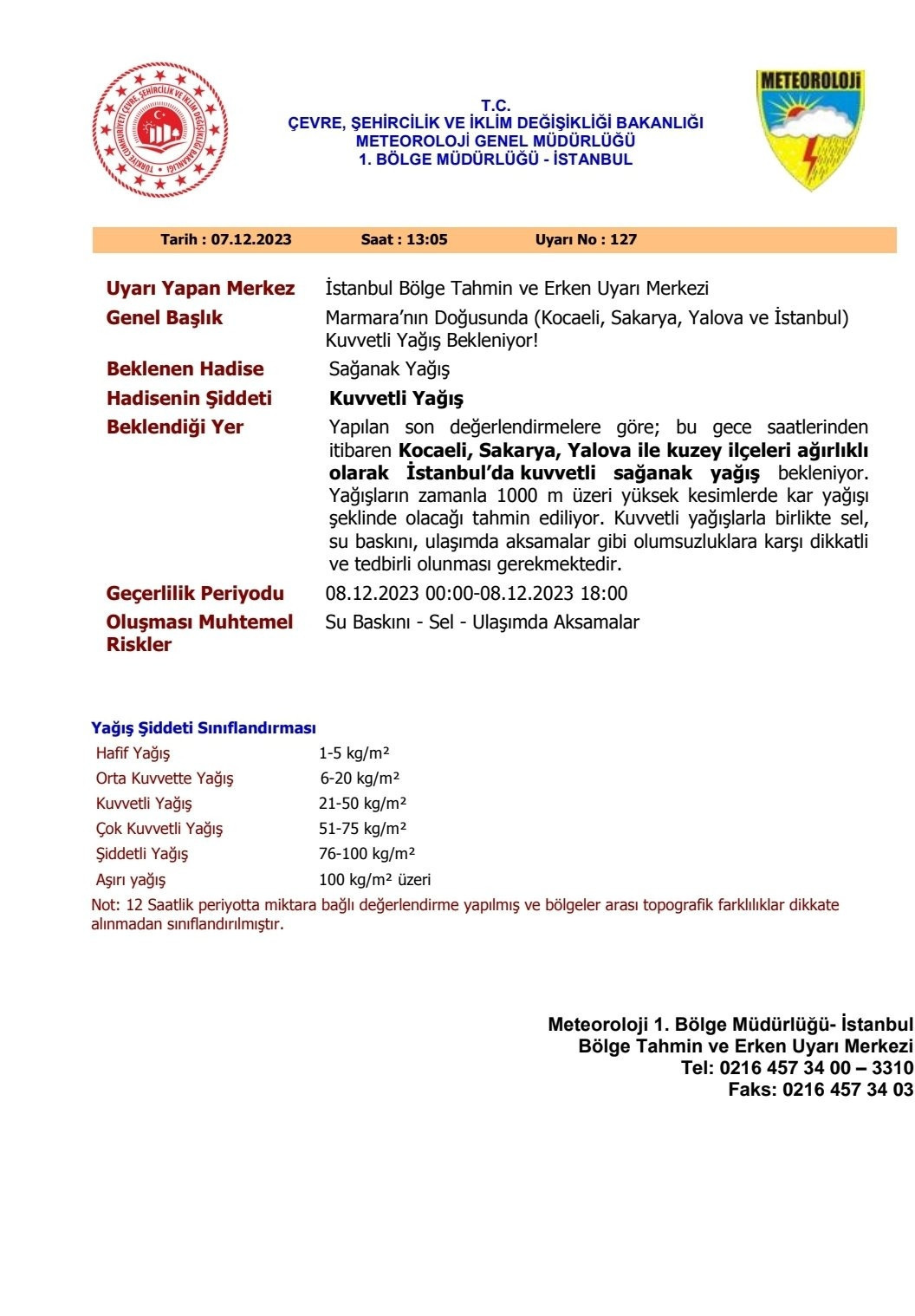 VALİLİK UYARDI