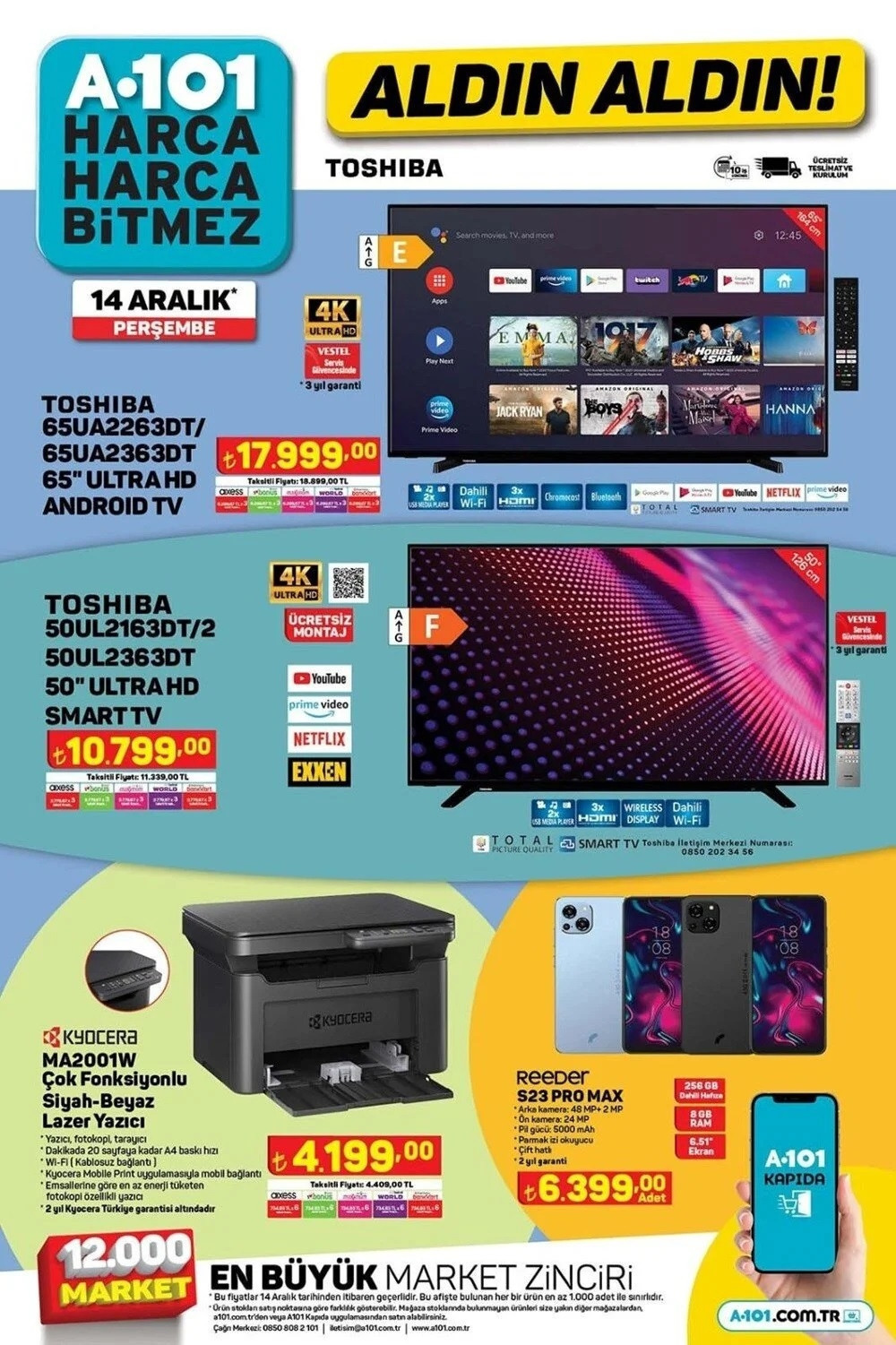 A101 AKTÜEL 14 ARALIK 2023 KATALOĞU || A101de bu hafta neler var 125 CC Benzinli Motorsiklet A101 online satışta... A101de bu hafta neler var