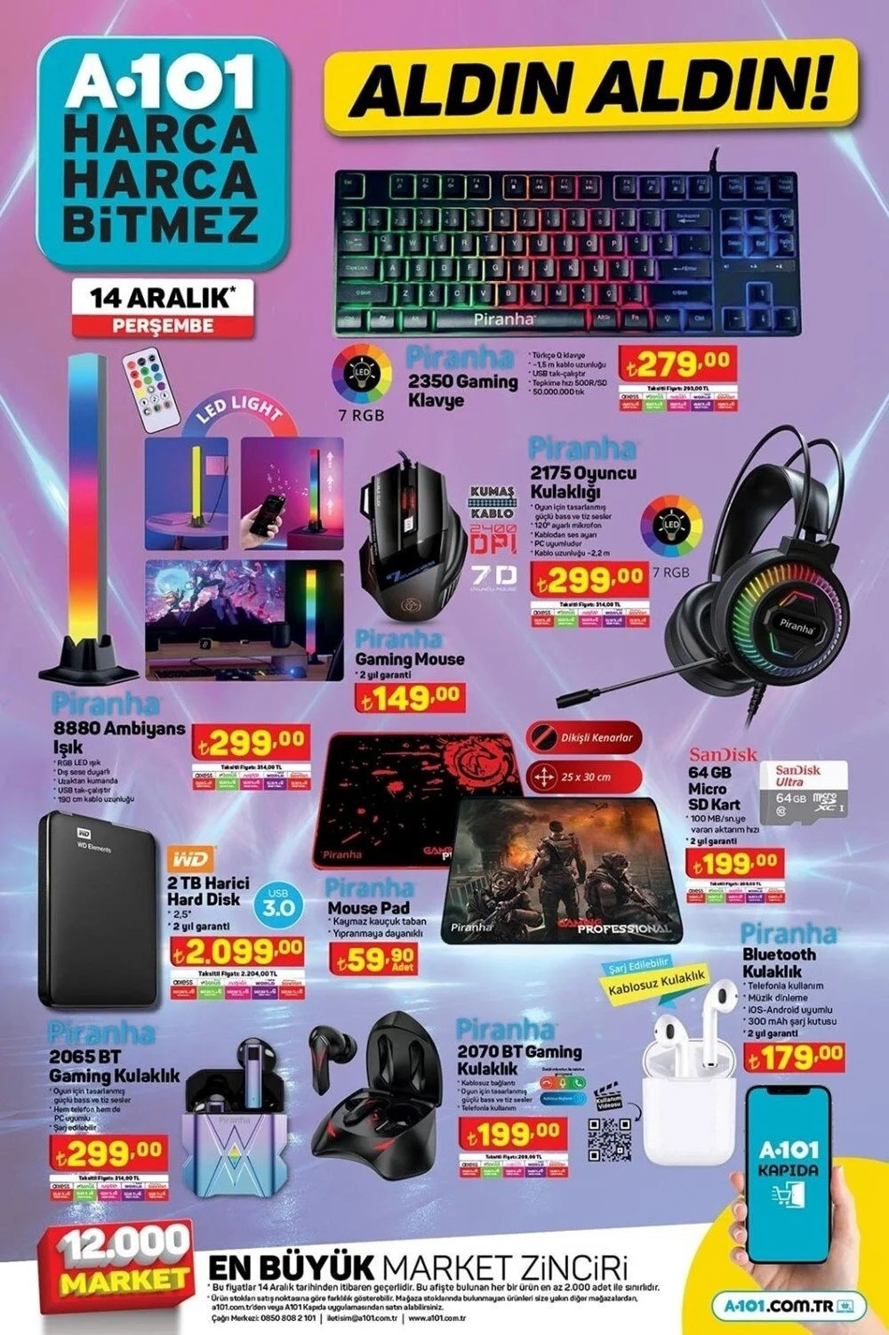 A101 AKTÜEL 14 ARALIK 2023 KATALOĞU || A101de bu hafta neler var 125 CC Benzinli Motorsiklet A101 online satışta... A101de bu hafta neler var