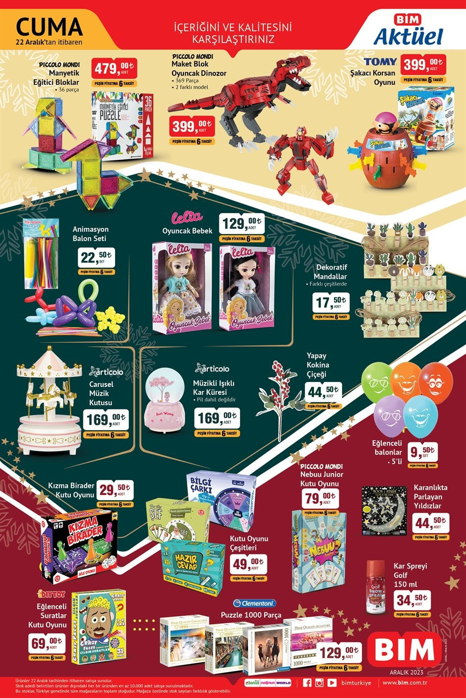 SATIŞTA BİM aktüel 19 Aralık 2023 kataloğu 🛒 || BİMde bu hafta neler var Yılbaşı Süsleri, Sevilen marka Airfryer ve Süpürge BİMde...