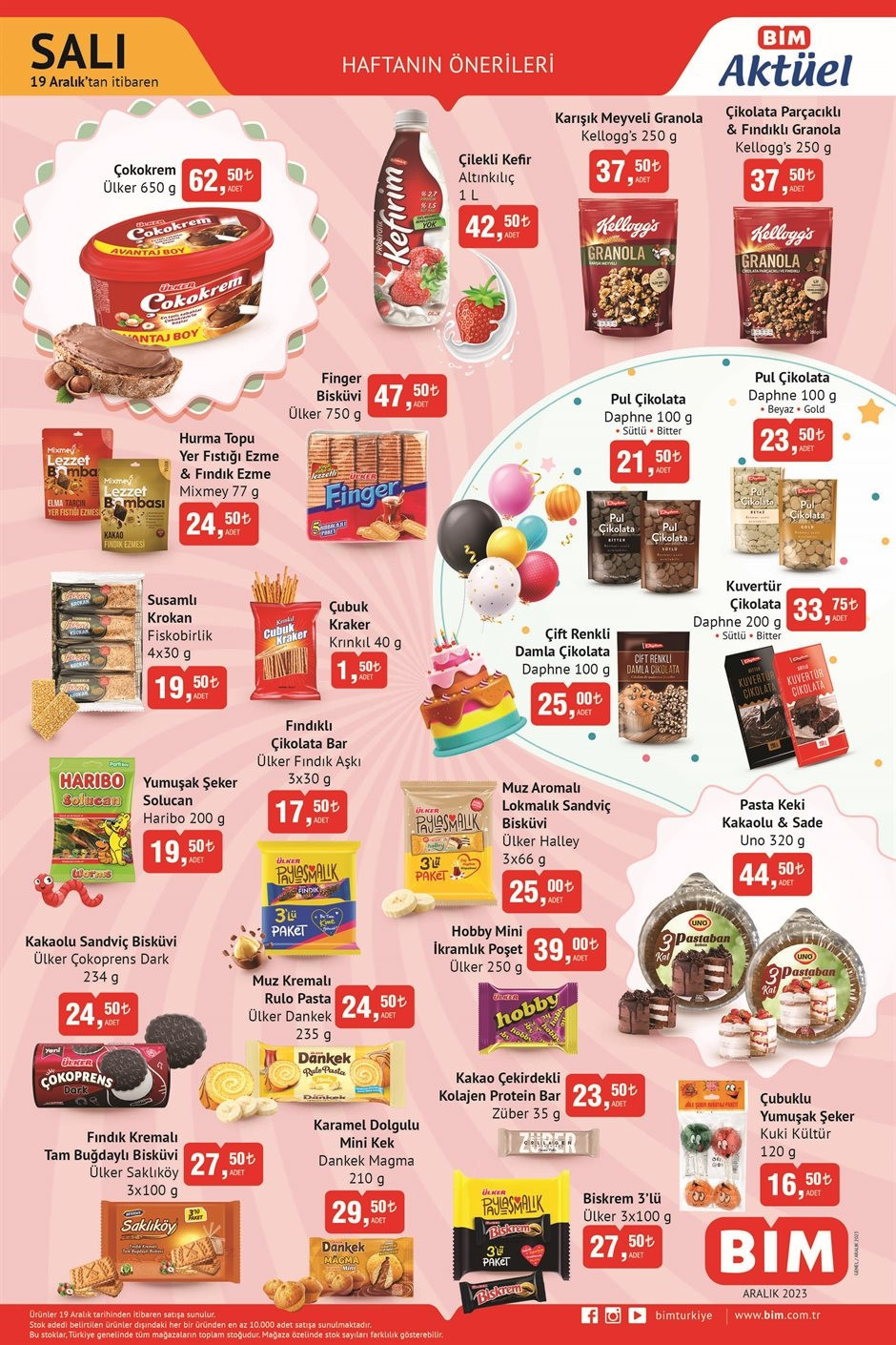 BİM AKTÜEL 19 ARALIK 2023 KATALOĞU