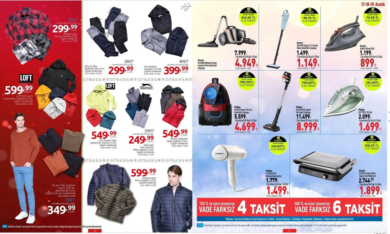 CarrefourSA 21-31 Aralık Kataloğu (İndirimli ürünler listesi) | Yılbaşı ağacı, süslemeler, dik saplı süpürge, Airfryer, yemek takımı, tablet ve televizyon çeşitleri