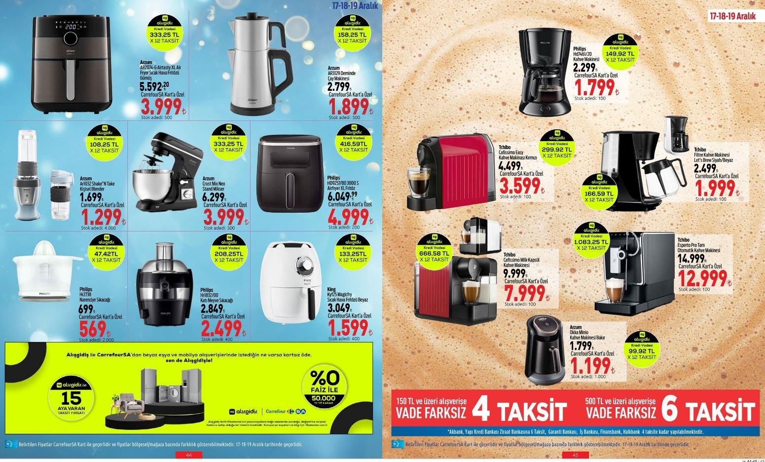 CarrefourSA 21-31 Aralık Kataloğu (İndirimli ürünler listesi) | Yılbaşı ağacı, süslemeler, dik saplı süpürge, Airfryer, yemek takımı, tablet ve televizyon çeşitleri