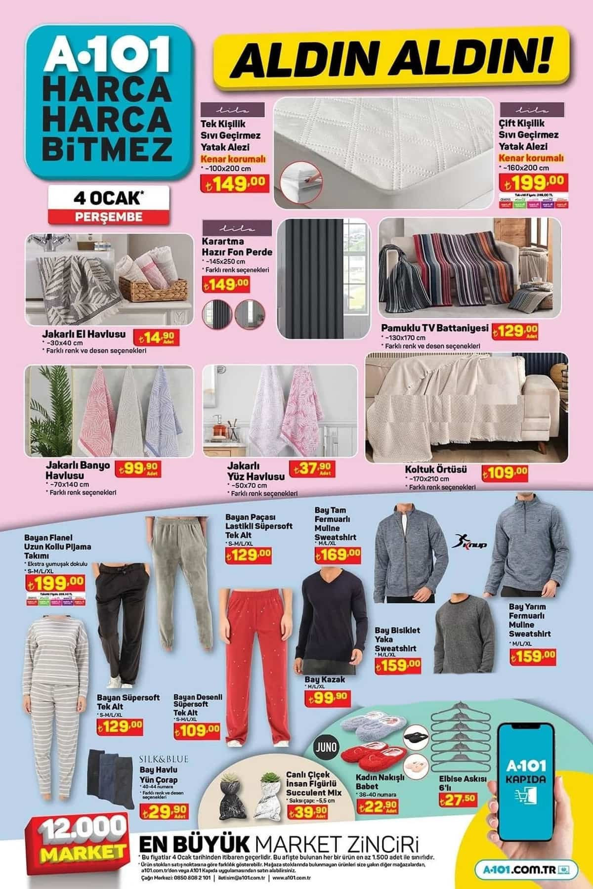 A101 4 Ocak Aktüel Ürünler Kataloğu 2024: A101’de bu hafta perde, çatal kaşık takımı, tencere, 3’lü kanepe, masa takımı, televizyon ve dikey süpürge satışa çıkıyor A101 4 Ocak Aktüel Ürünler Kataloğu 2024: A101’de bu hafta perde, çatal kaşık takımı, tencere, 3’lü kanepe, masa takımı, televizyon ve dikey süpürge satışa çıkıyor