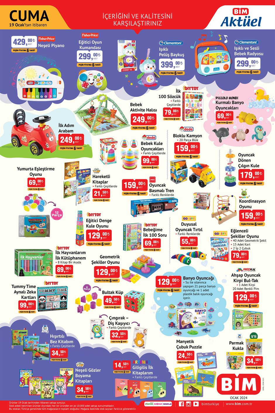 BİM 19 Ocak 2024 kataloğu 🛒📌 || BİMde bu hafta neler var Filtre Kahve Makinesi, Karne Hediyeleri BİMde...