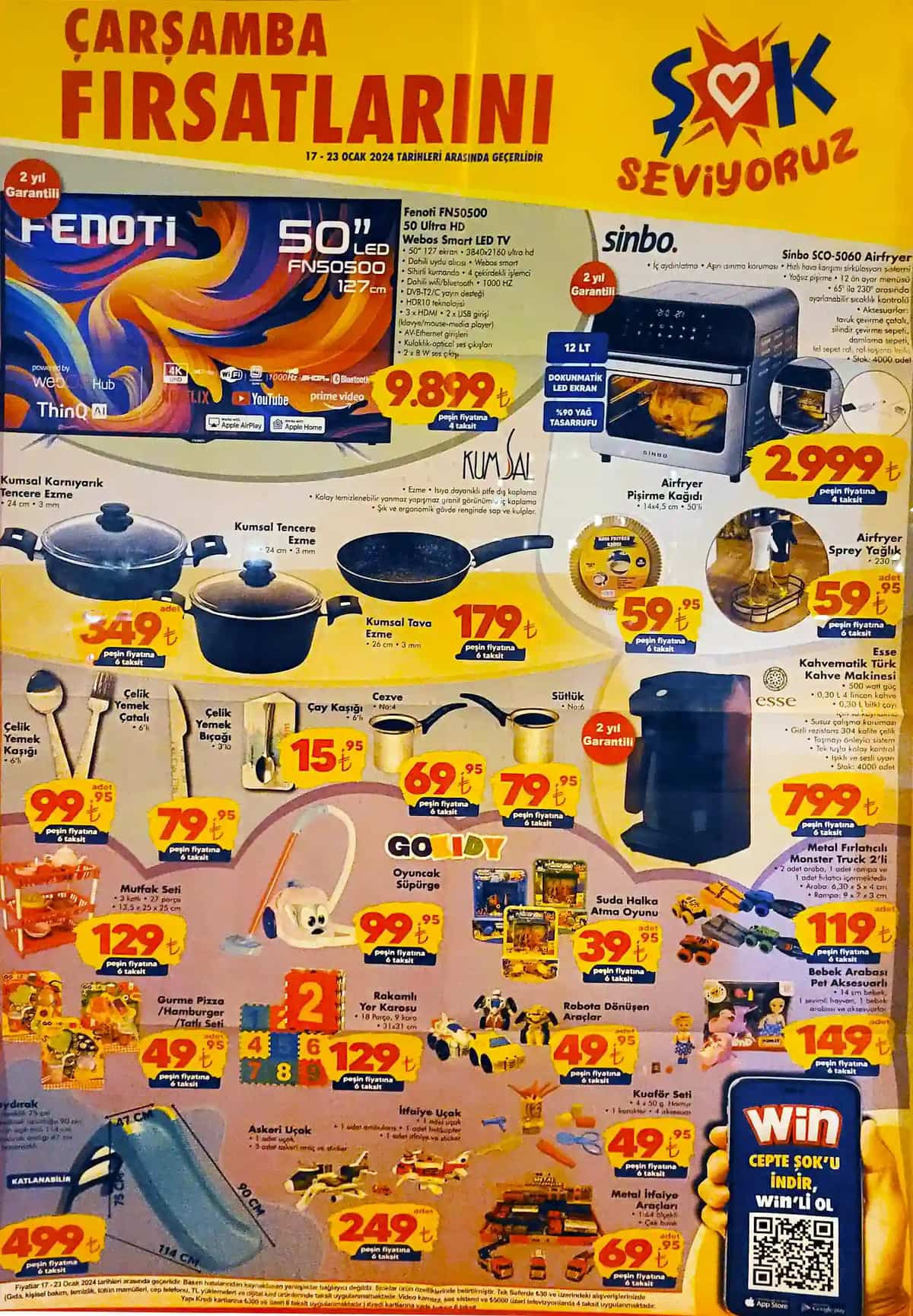 ŞOK AKTÜEL ÜRÜNLER KATALOĞU 15 OCAK ÇARŞAMBA