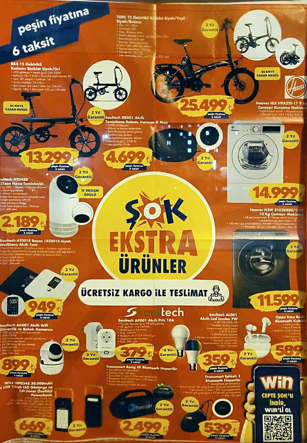 ŞOK markete hava temizleyici, Airfryer ve akıllı robot süpürge geliyor ŞOK Aktüel Ürünler Kataloğu 17 Ocak 2024