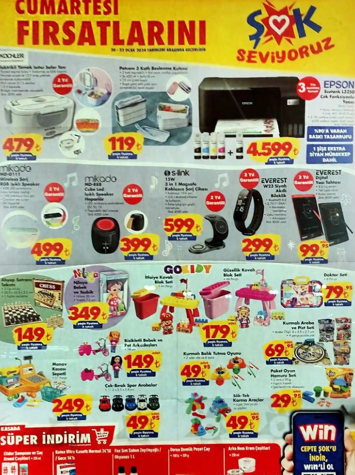 ŞOK’TA BU HAFTA SONU NELER VAR (20 OCAK KATALOĞU) ŞOK’TA BU HAFTA SONU NELER VAR (20 OCAK KATALOĞU)