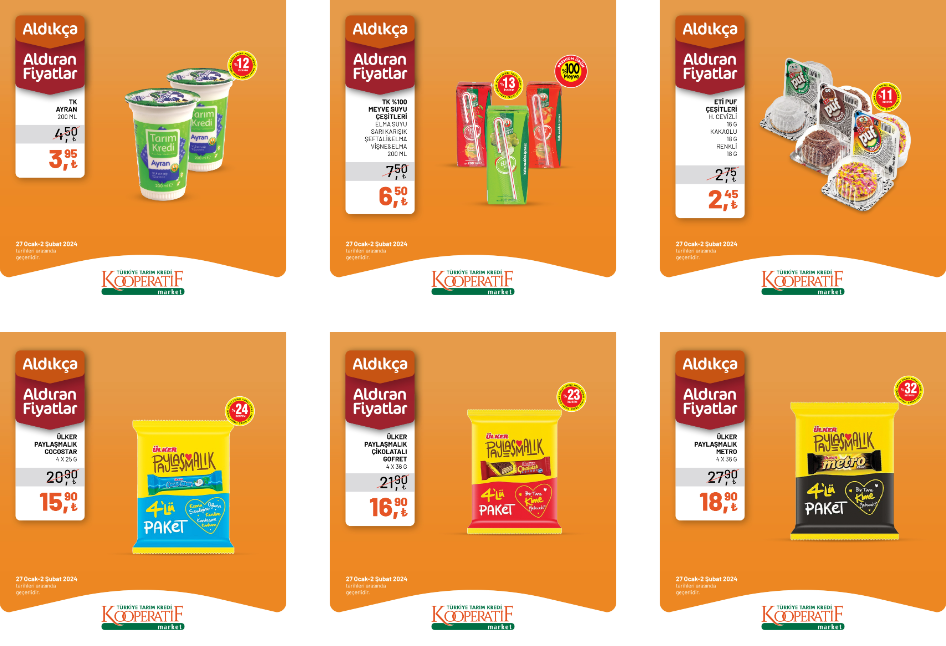 Tarım Kredi 30 Ocak-1 Şubat indirimli ürünler listesi RAFLARDA ||  Tarım Kredi Kooperatif marketlerinde hangi ürünler indirimli (YENİ KATALOG)