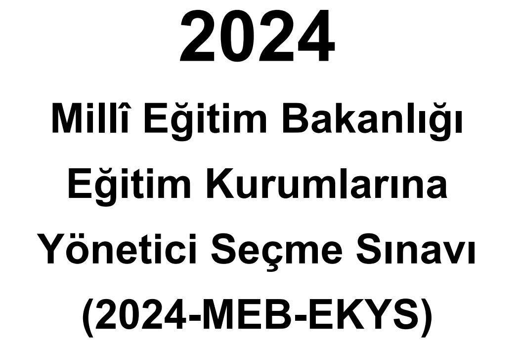 MEB EKYS SORULARI VE CEVAPLARI 2024 GÖRÜNTÜLEME EKRANI