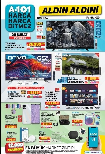 A101 29 Şubat 2024 aktüel kataloğu SATIŞTA  || A101 Tiny House getiriyor A101de bu hafta neler var