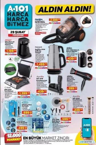 A101 29 Şubat 2024 aktüel kataloğu SATIŞTA  || A101 Tiny House getiriyor A101de bu hafta neler var