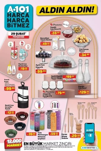 A101 29 Şubat 2024 aktüel kataloğu SATIŞTA  || A101 Tiny House getiriyor A101de bu hafta neler var