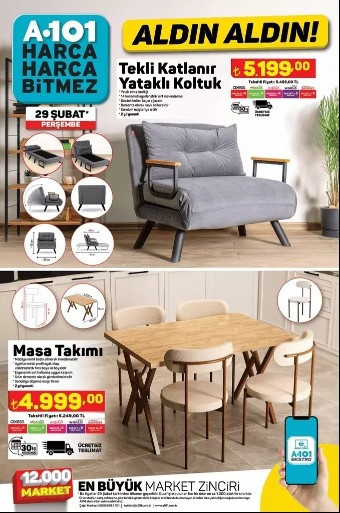 A101 29 Şubat 2024 aktüel kataloğu SATIŞTA  || A101 Tiny House getiriyor A101de bu hafta neler var