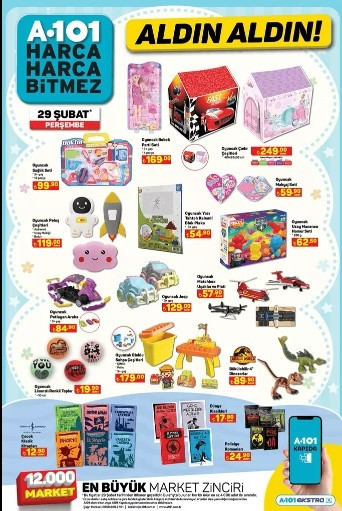 A101 29 Şubat 2024 aktüel kataloğu SATIŞTA  || A101 Tiny House getiriyor A101de bu hafta neler var