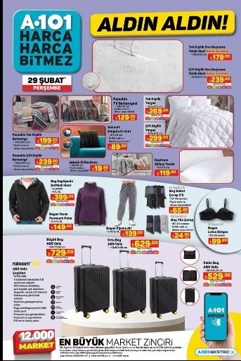 A101 29 Şubat 2024 aktüel kataloğu SATIŞTA  || A101 Tiny House getiriyor A101de bu hafta neler var