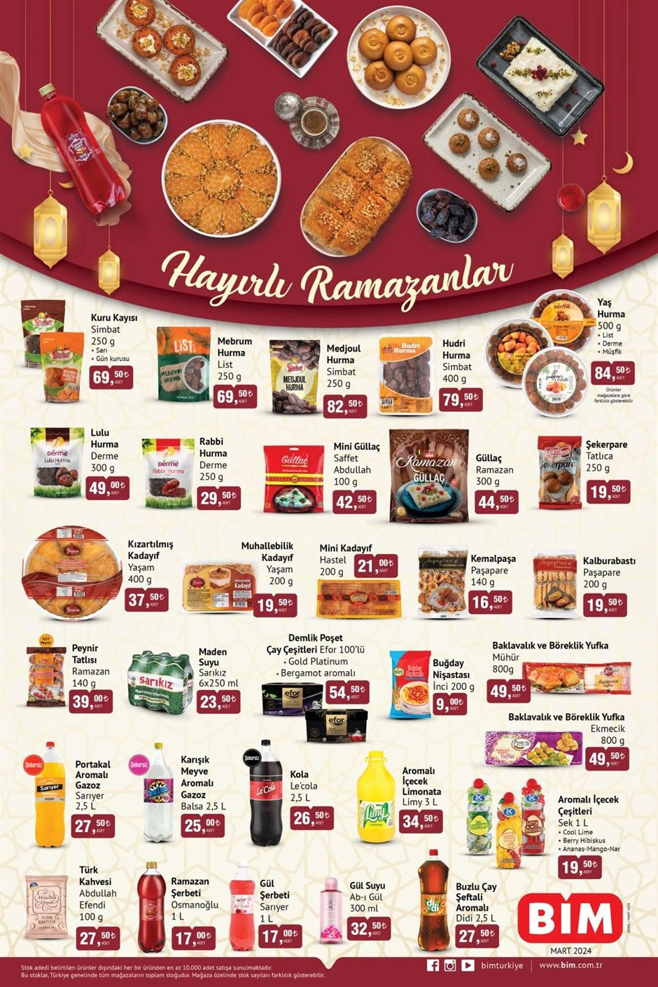 BİM RAMAZAN KATALOĞU