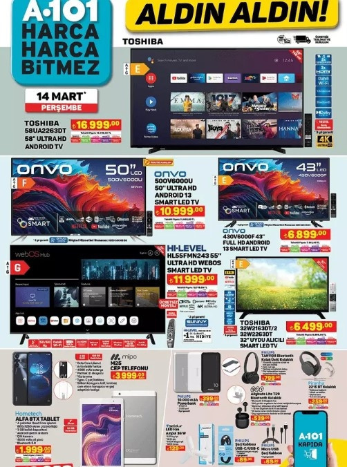 A101 AKTÜEL 14 MART 2024