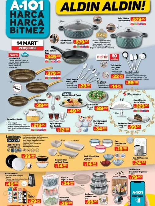 A101 14 MART 2024 KATALOĞU SATIŞTA A101de bu hafta neler var A101 4.00 Çekme Karavan, Elektrikli Moped getiriyor...