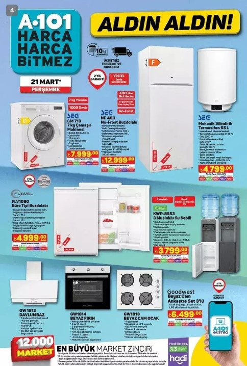 A101 AKTÜEL 21 MART 2024 KATALOĞU SATIŞTA 🛒📌|| A101de bu hafta neler var Elektrikli Araç, Airfryer Yağsız Fritöz, Su Dalgası Maşası, Dik Süpürge A101de...