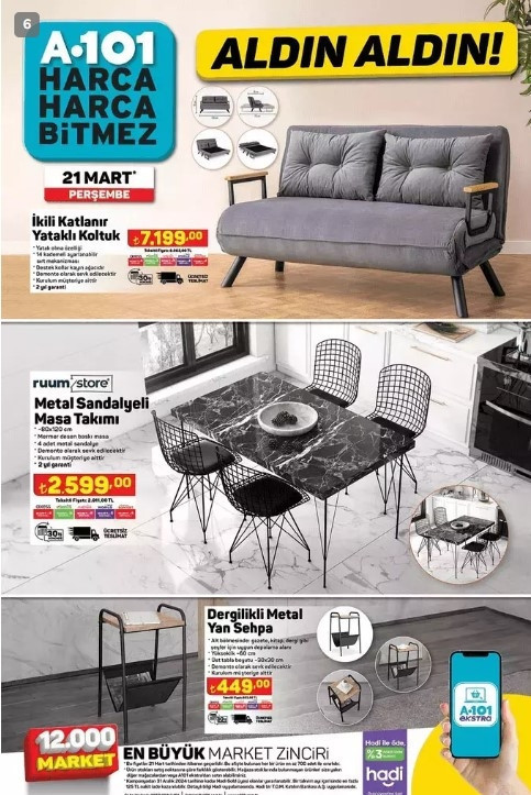 A101 AKTÜEL 21 MART 2024 KATALOĞU SATIŞTA 🛒📌|| A101de bu hafta neler var Elektrikli Araç, Airfryer Yağsız Fritöz, Su Dalgası Maşası, Dik Süpürge A101de...