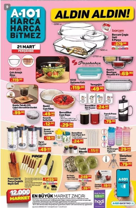 A101 AKTÜEL 21 MART 2024 KATALOĞU SATIŞTA 🛒📌|| A101de bu hafta neler var Elektrikli Araç, Airfryer Yağsız Fritöz, Su Dalgası Maşası, Dik Süpürge A101de...