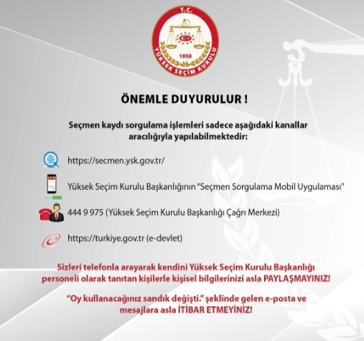 YSK UYARDI
