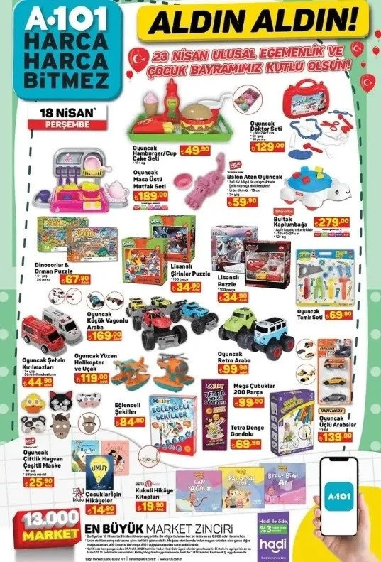 SATIŞTA A101 aktüel 18 Nisan 2024 indirimli ürünler kataloğu 🛒📌A101de bu hafta neler var A101 bu hafta Maxi Scooter, Epilasyon Cihazı getiriyor