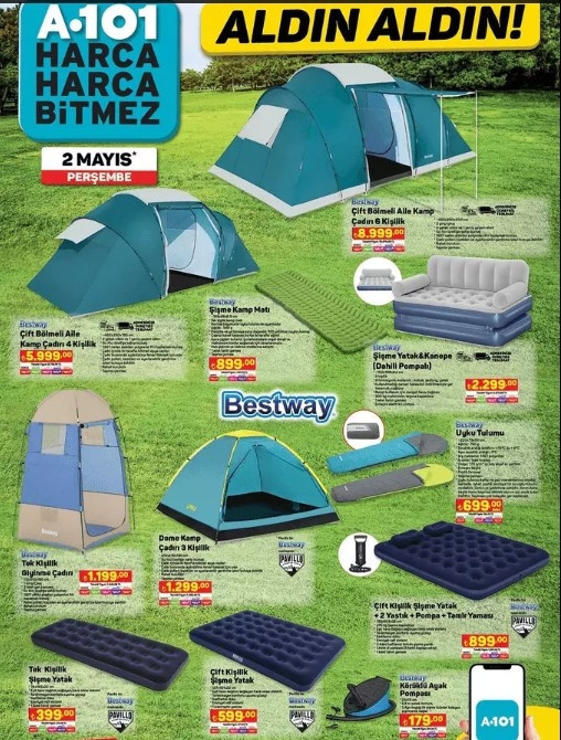 A101 2 Mayıs 2024 kataloğu (SATIŞTA) || 📌🛒A101de bu hafta neler var A101 karavan ve  Elektrikli Moped getiriyor...