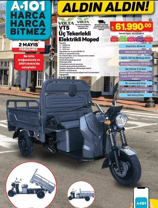 A101 2 Mayıs 2024 kataloğu (SATIŞTA) || 📌🛒A101de bu hafta neler var A101 karavan ve  Elektrikli Moped getiriyor...