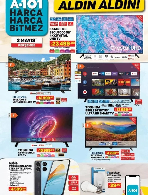 A101 2 Mayıs 2024 kataloğu (SATIŞTA) || 📌🛒A101de bu hafta neler var A101 karavan ve  Elektrikli Moped getiriyor...