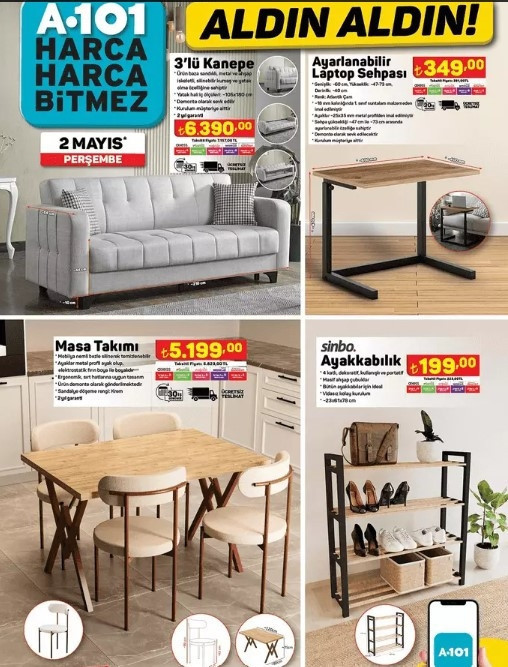 A101 2 Mayıs 2024 kataloğu (SATIŞTA) || 📌🛒A101de bu hafta neler var A101 karavan ve  Elektrikli Moped getiriyor...
