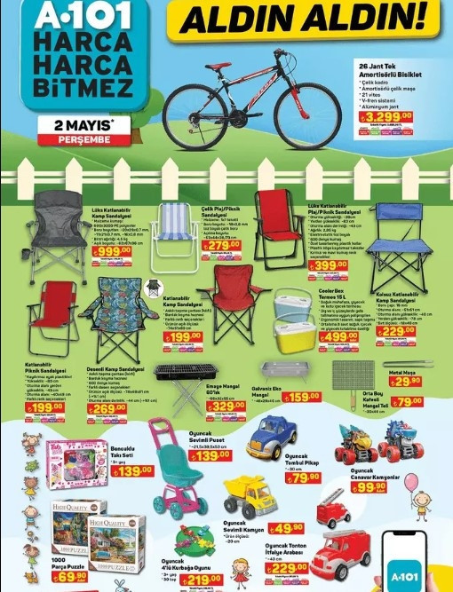 A101 2 Mayıs 2024 kataloğu (SATIŞTA) || 📌🛒A101de bu hafta neler var A101 karavan ve  Elektrikli Moped getiriyor...
