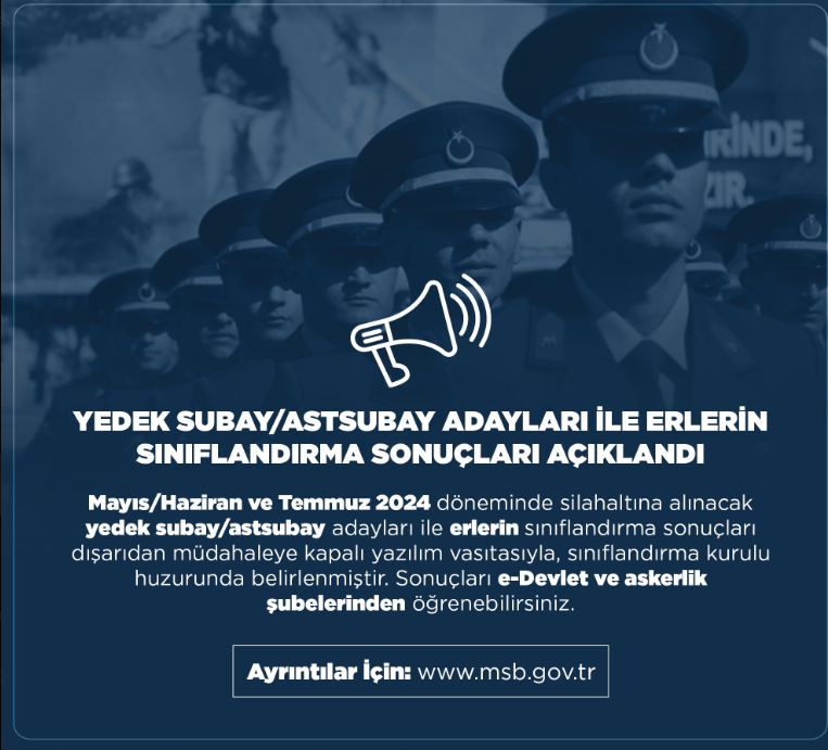 ASKERLİK YERLERİ AÇIKLANDI ASKERLİK YERLERİ AÇIKLANDI