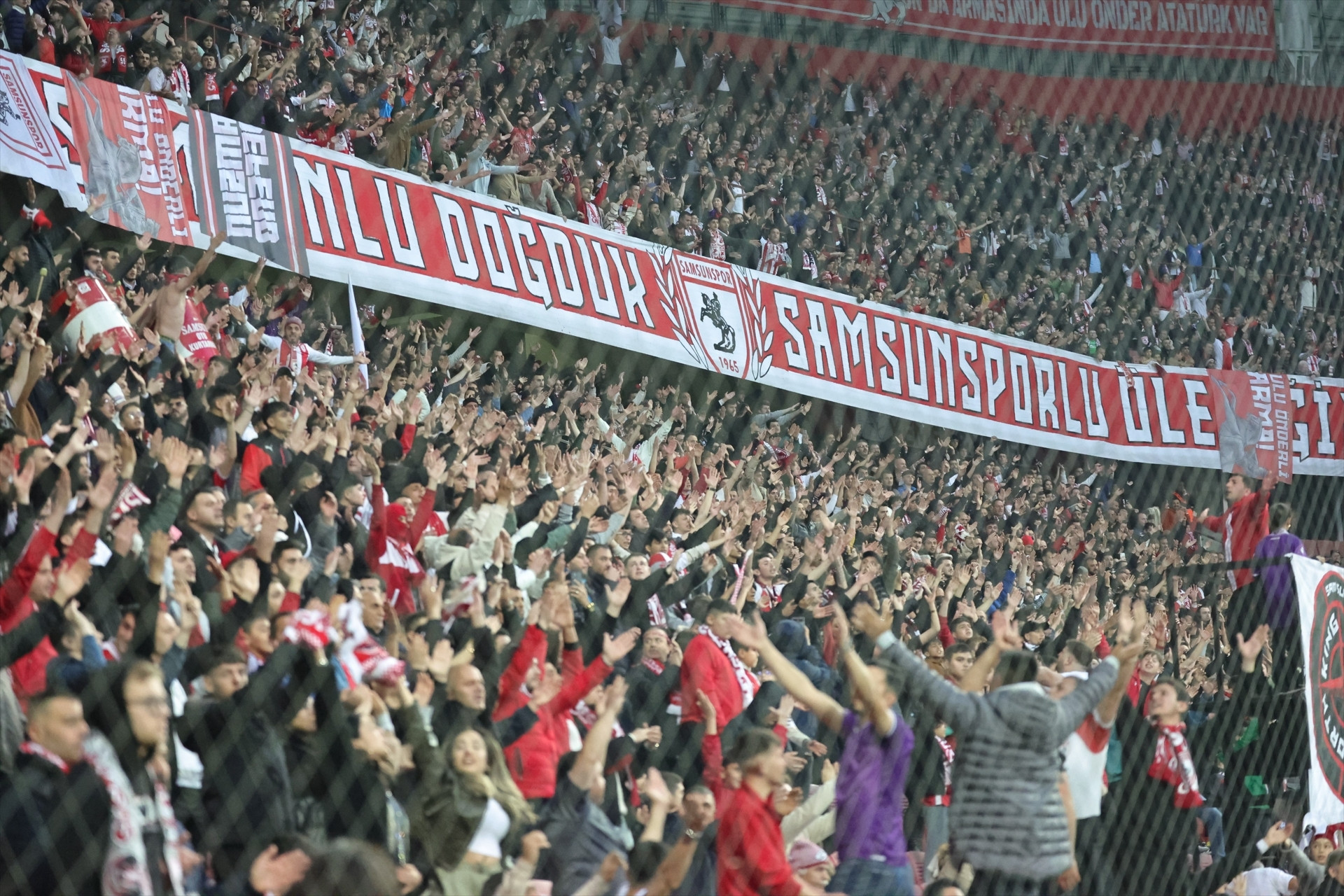 Samsunspor - Trabzonspor maçından öne çıkan fotoğraflar