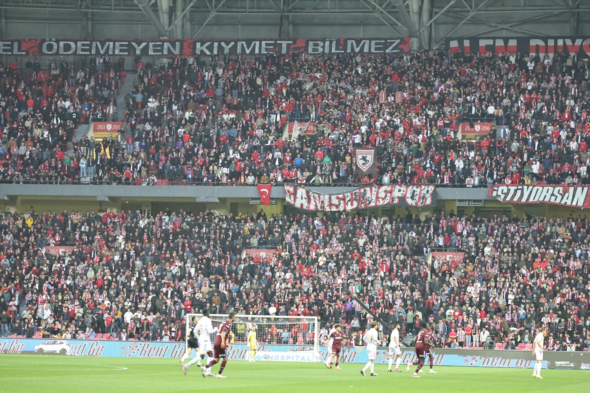 Samsunspor - Trabzonspor maçından öne çıkan fotoğraflar