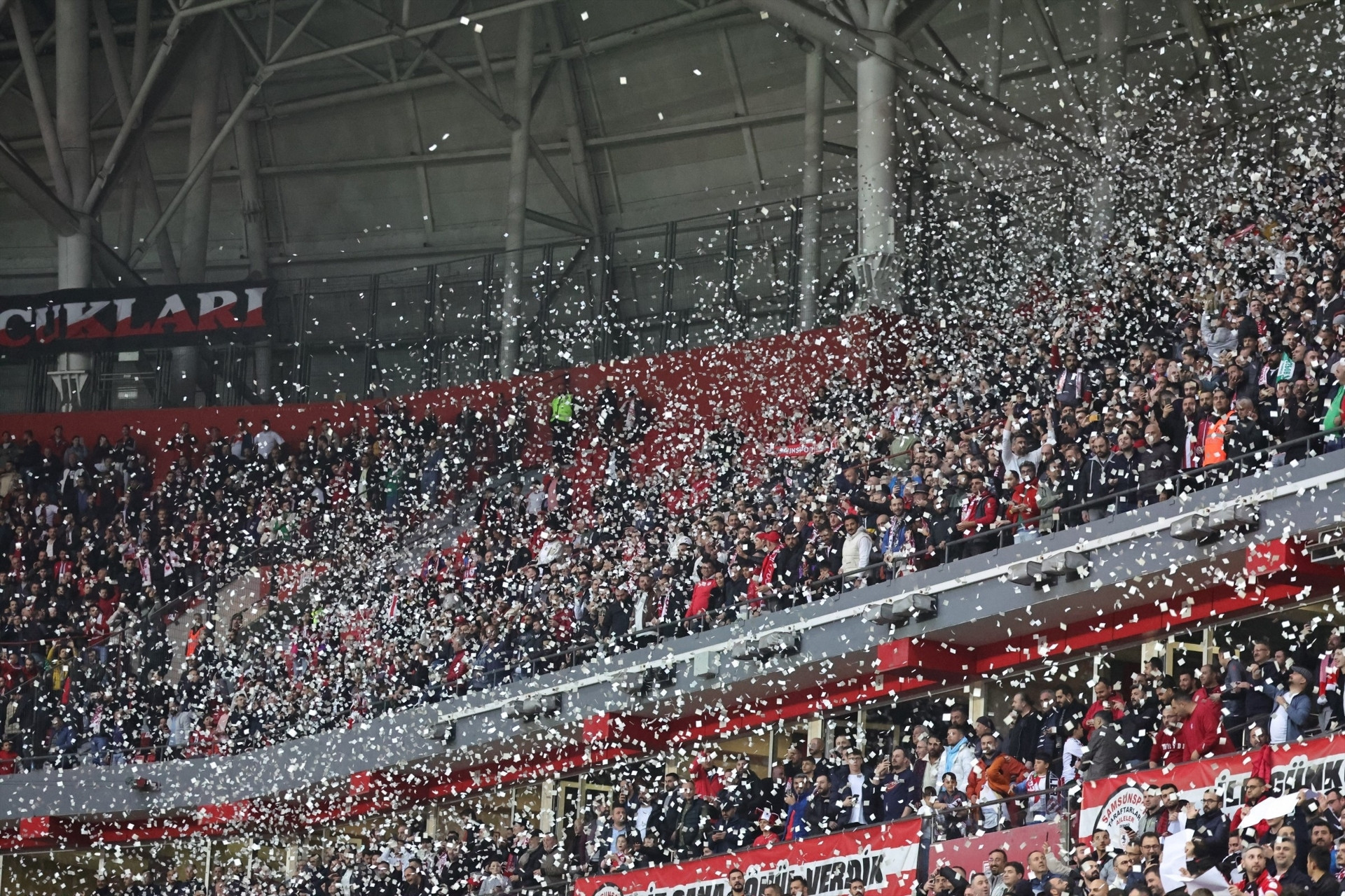 Samsunspor - Trabzonspor maçından öne çıkan fotoğraflar