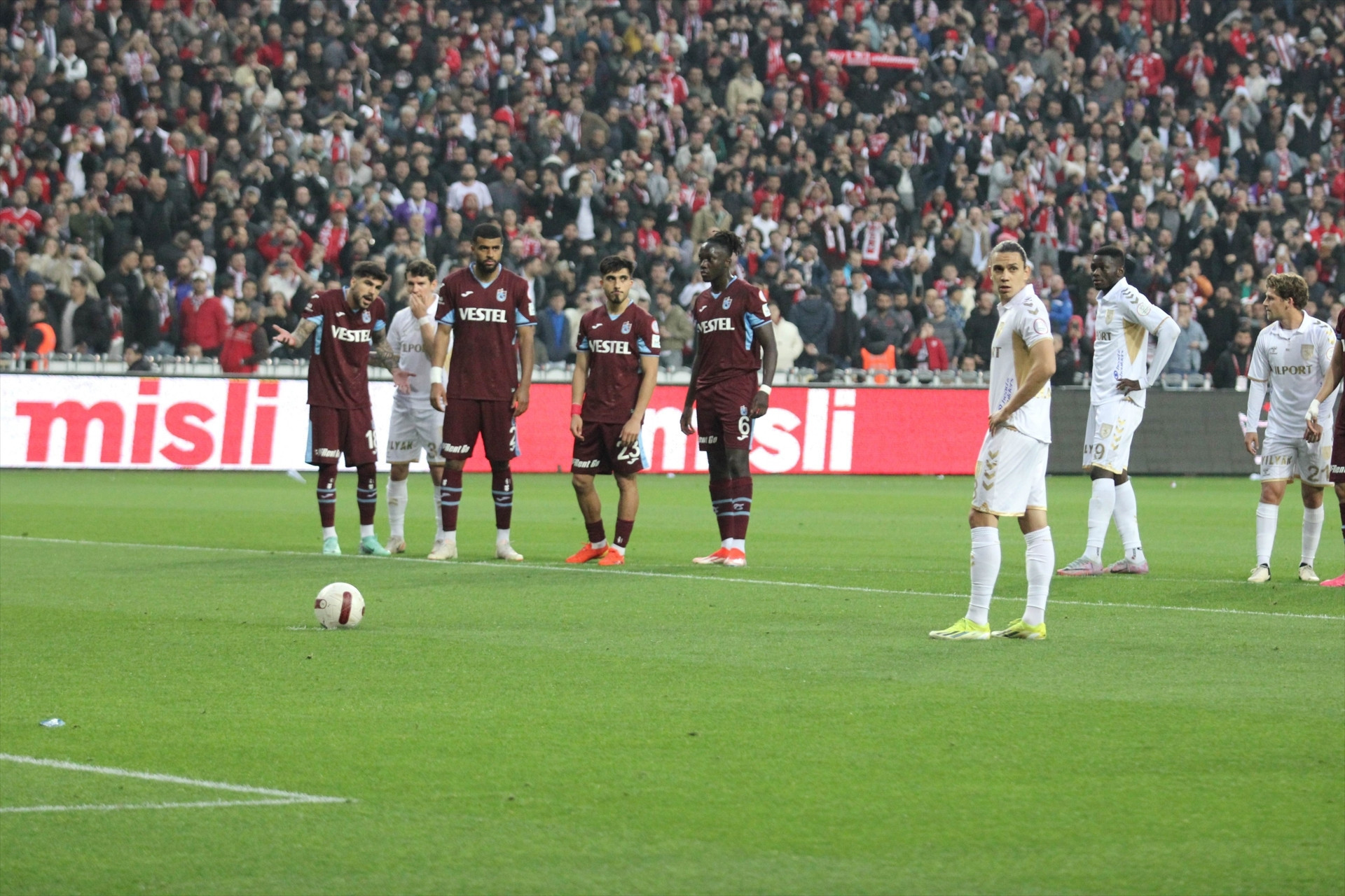 Samsunspor - Trabzonspor maçından öne çıkan fotoğraflar