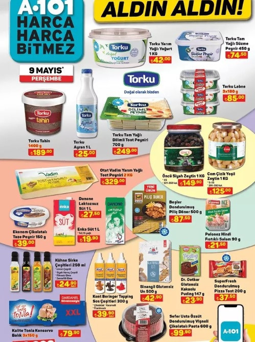 A101 9 MAYIS 2024 AKTÜEL - İNDİRİMLİ ÜRÜNLER  KATALOĞU (SATIŞTA) || A101de bu hafta neler var Anneler Günü Hediyeleri, Hamur Makinesi, Ev Aletleri  A101 online ve marketlerde...
