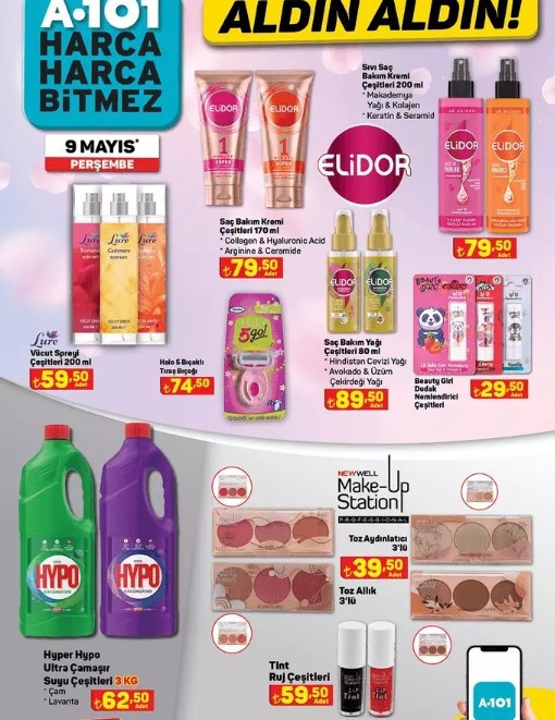 A101 9 MAYIS 2024 AKTÜEL - İNDİRİMLİ ÜRÜNLER  KATALOĞU (SATIŞTA) || A101de bu hafta neler var Anneler Günü Hediyeleri, Hamur Makinesi, Ev Aletleri  A101 online ve marketlerde...