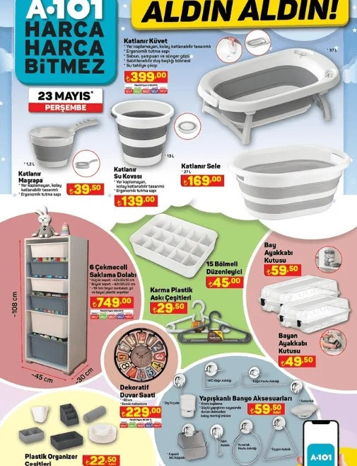SATIŞTA A101 23 MAYIS 2024 KATALOĞU İNDİRİMLİ ÜRÜNLER🛒📌 || A101de bu hafta neler var A101 İki Tekerlekli Elektrikli Moped, Torbasız Elektrikli Süpürge getiriyor...