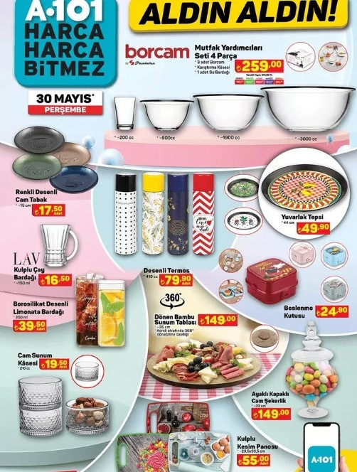 A101 AKTÜEL 30 MAYIS 2024 -İNDİRİMLİ ÜRÜNLER- KATALOĞU 🛒📌 || A101de bu hafta neler var A101 Kurbanlık fiyatları 2024 ne kadar, kaç TL
