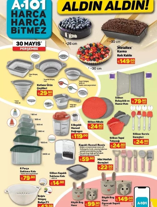 A101 AKTÜEL 30 MAYIS 2024 -İNDİRİMLİ ÜRÜNLER- KATALOĞU 🛒📌 || A101de bu hafta neler var A101 Kurbanlık fiyatları 2024 ne kadar, kaç TL