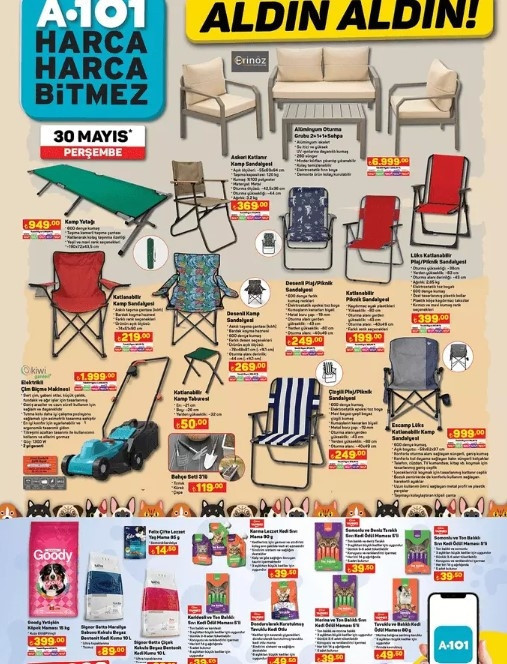 A101 AKTÜEL 30 MAYIS 2024 -İNDİRİMLİ ÜRÜNLER- KATALOĞU 🛒📌 || A101de bu hafta neler var A101 Kurbanlık fiyatları 2024 ne kadar, kaç TL