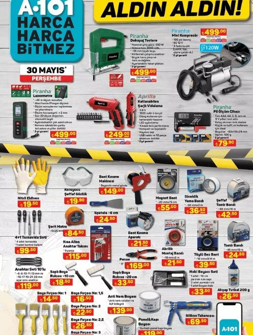 A101 AKTÜEL 30 MAYIS 2024 -İNDİRİMLİ ÜRÜNLER- KATALOĞU 🛒📌 || A101de bu hafta neler var A101 Kurbanlık fiyatları 2024 ne kadar, kaç TL