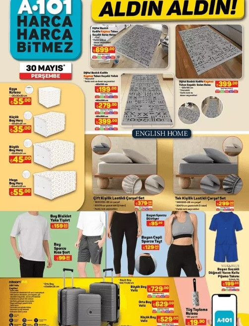 A101 AKTÜEL 30 MAYIS 2024 -İNDİRİMLİ ÜRÜNLER- KATALOĞU 🛒📌 || A101de bu hafta neler var A101 Kurbanlık fiyatları 2024 ne kadar, kaç TL